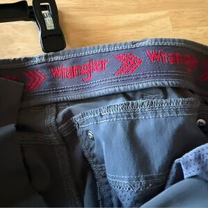 Wrangler Charcoal shorts with Red Details